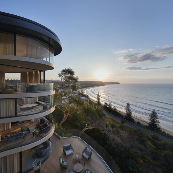 aprtment-with-residents-decking-evening-build-to-rent-coliving-outdoor-rooftopwith-beach-and-trees