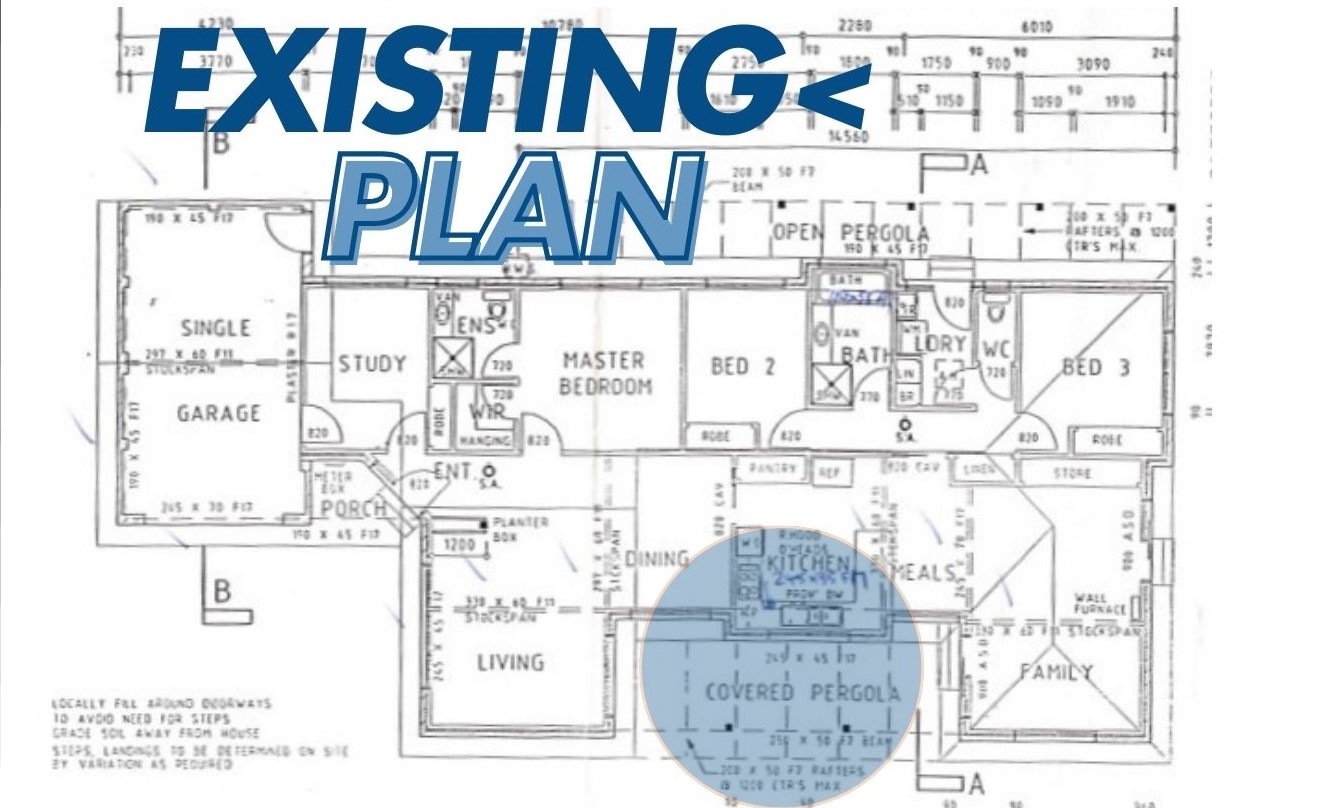 Schematic Smart Increase Plan-Existing House